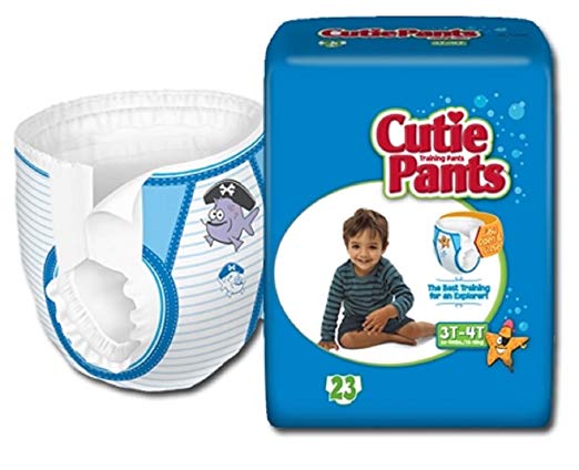 Cuties® Training Pants for Boys - Case/92 (3T - 4T - Boys (32 - 40 lbs.))