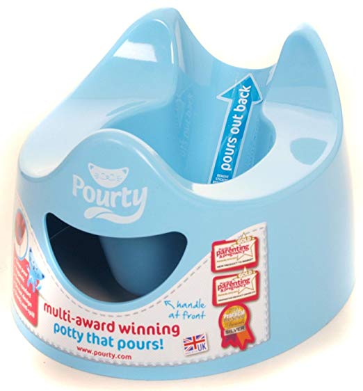 Easy to Pour Potty Chair Color: Blue