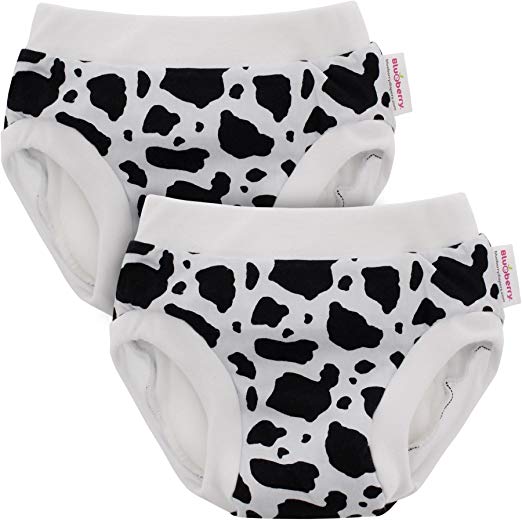 Blueberry Training Pants, Bundle of 2 (Medium, Cow)