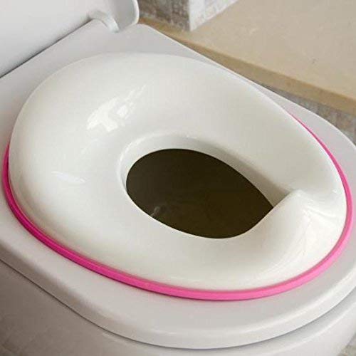 Potty Training Seat for Girls - Fits Round & Oval Toilets, Includes Free Storage Hook - Jool Baby