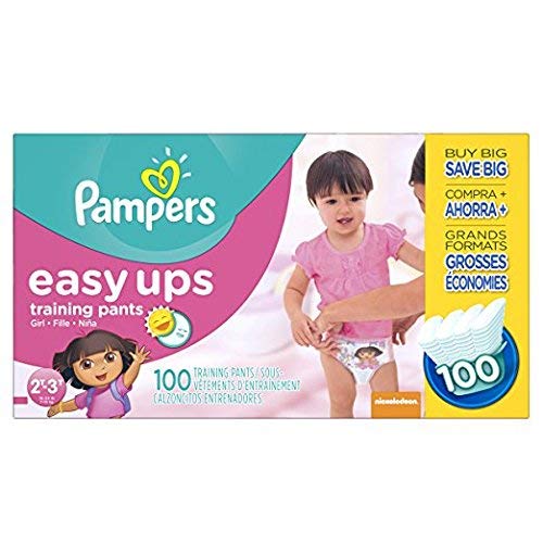 Pampers Easy Ups Training Pants Pull On Disposable Diapers for Girls Size