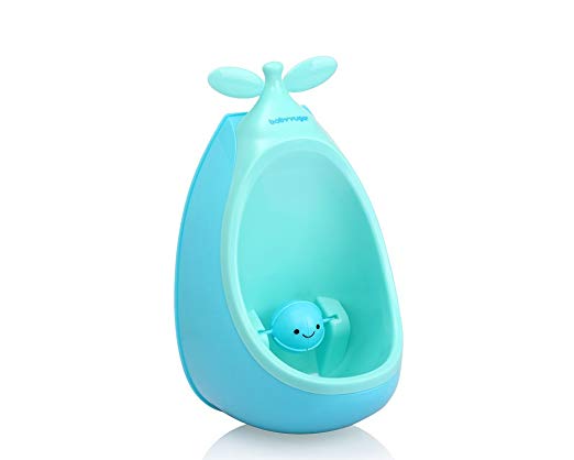 Cute Pea Boy Urinals Standing Potty Training Toilet Training for Boys (blue)