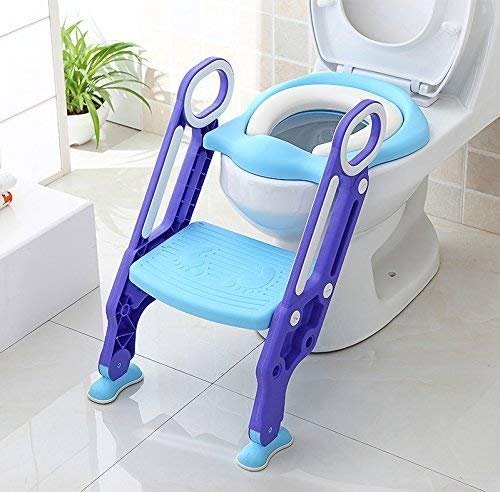 Potty Ladder Traning seat with Sturdy Non-Slip Ladder Step Potty Ladder for Toddlers