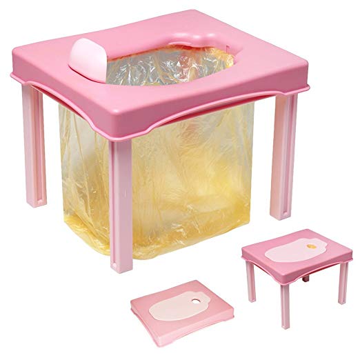 FamilyCode Travel Potty, Infant Portable Potty, Toddler Potty Seat ( Pink )