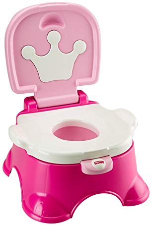 Fisher-Price Stepstool Potty, Pink Princess