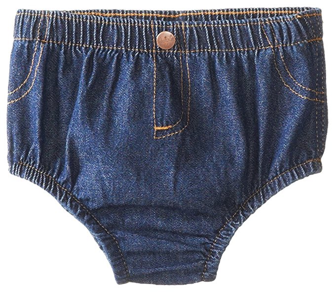 Wrangler Infant Diaper Cover, Washed Indigo