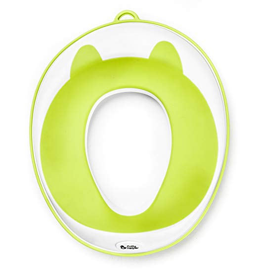 Potty Training Seat by PottyHelper | Toilet Chair Cover for Kids | Non-Slip Grip Rubber Edges and Urine Splash Guard for Boys and Girls