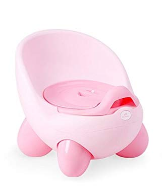 Potty Training Pink Eggy Potty - Great Modern Colorful Comfortable Potty with Cover - Fun Baby Potty for Potty Training Your Baby or Toddler to Use the Potty- Pink