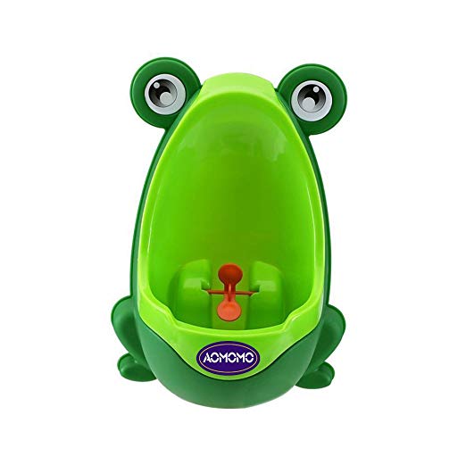 AOMOMOÃ‚ÂLovely Frog Baby Toilet Training Children Potty Urinal Pee Trainer Urine For Boys with Funny Aiming Target (Green) by AOMOMO