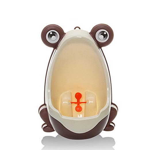 MImgo Store Cute Boys Frog Children Potty Toilet Training Kids Urinal for Pee Trainer Bathroom (Coffee)