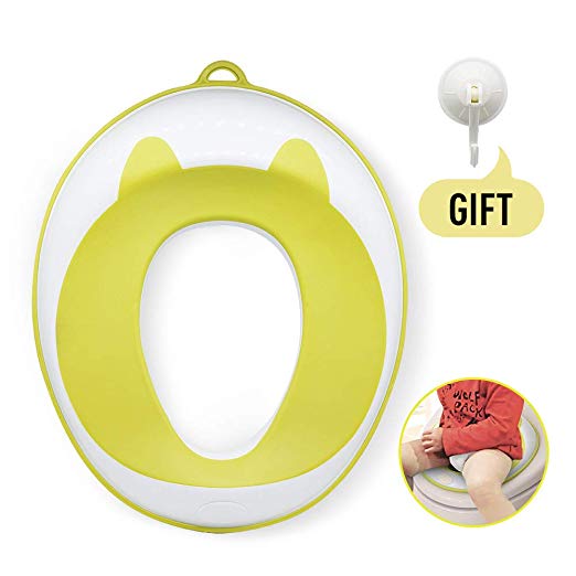 Potty Training, Sky-shop Potty Seat Training Toilet Trainer for Boys and Girls Toddlers Potty for Round and Oval Toilets | Secure Non-Slip Surface with Convenient Storage Hook