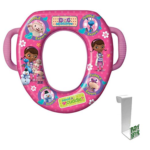 Doc McStuffins Soft Potty Seat with Toilet Tank Potty Hook