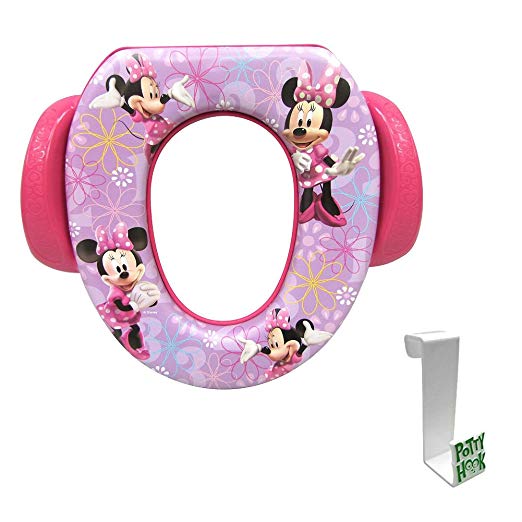 Minnie Mouse Soft Potty Seat with Toilet Tank Potty Hook
