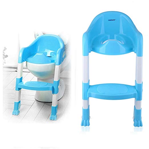 TataYung Potty Toilet Seat with Step Stool Ladder, Potty Training Seat,Trainer for Kids Toddlers Sturdy, Comfortable, Safe, Excellent Potty Seat Step Boys Girls Baby