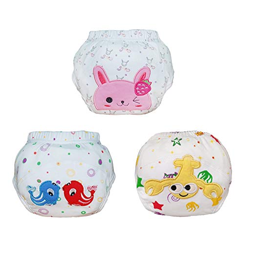 Babyfriend New Cute 3 pack Baby Kids Infant Pee Toliet Training Pants