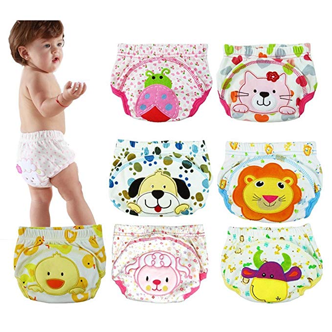 6 Pack Baby Girl Boy Toliet Pee Potty Training Pants Diaper Nappy Underwear