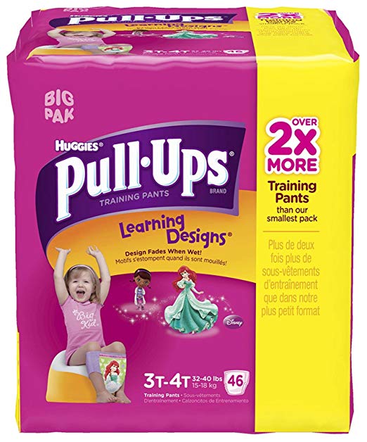 Huggies Pull-Ups Learning Designs Training Pants - Girls - 3T-4T - 46 ct