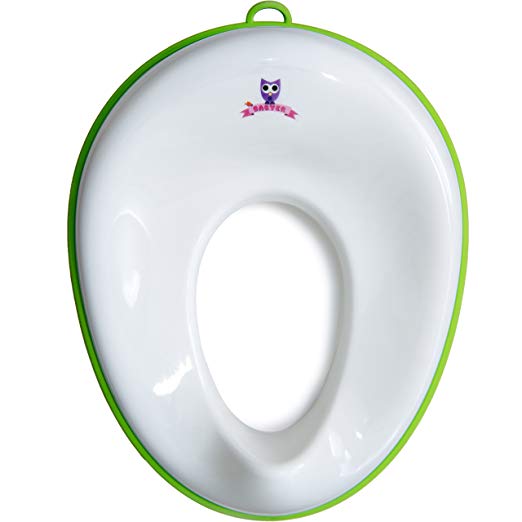 Potty Training Seat For Boys and Girls - Toddler Toilet Seat with Storage Hook Included - Secure Non-Slip Surface - Modern Design