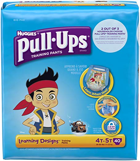 Huggies Pull-Ups Training Pants Learning Designs - Boys - 4T-5T - 40 ct