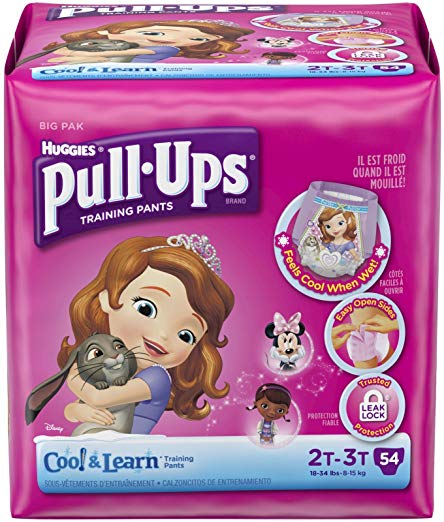 Huggies Pull-Ups Cool & Learn Training Pants - Girls - 2T-3T - 54 ct