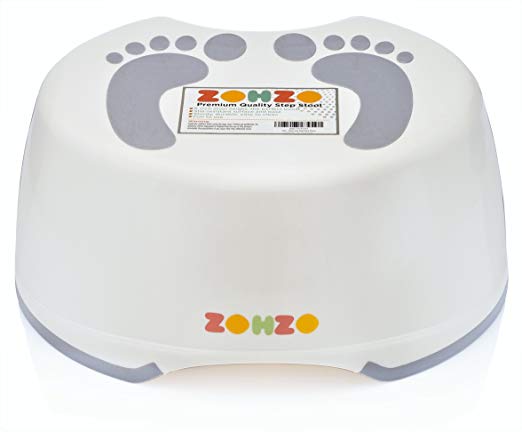 Zohzo Step Stool For Kids - Children's Step Stool For Baby and Toddlers - Lightweight & Easy To Clean Plastic Children Step Stool | Ideal For Potty Training, Hand Washing, Teeth Brushing