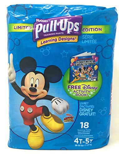 Pull-Ups Learning Designs Potty Training Pants for Boys, 4T-5T (38-50 lb.), 18 Ct.